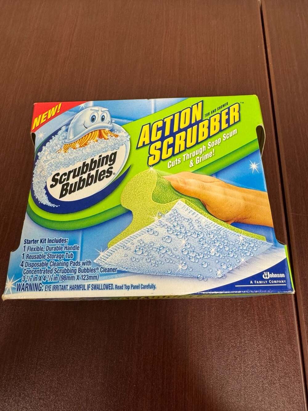 NIB discontinued Scrubbing Bubbles Action Scrubber Tub and Shower Starter Kit